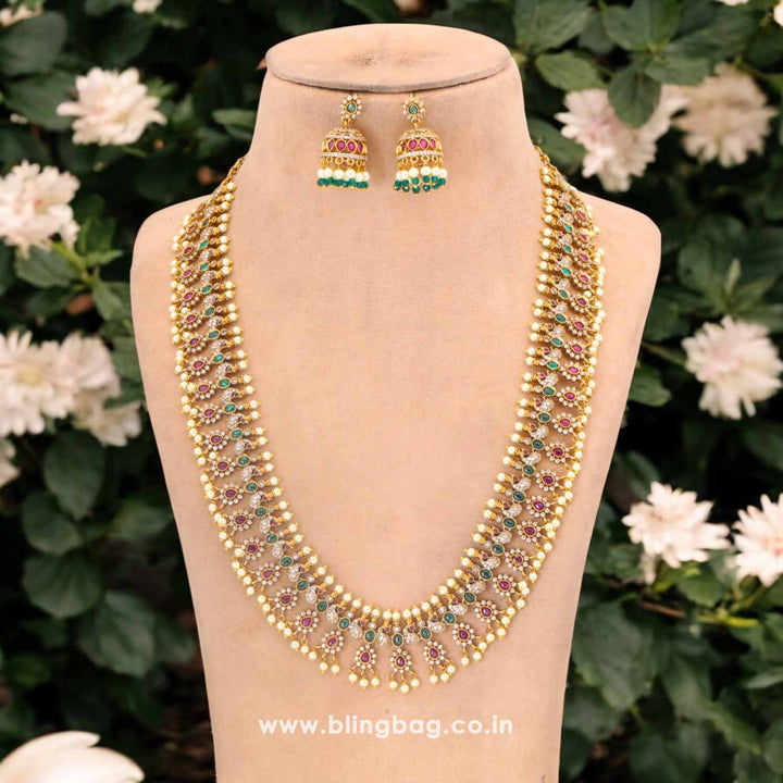 Golden Amare Antique Jewellery Set - New Arrival