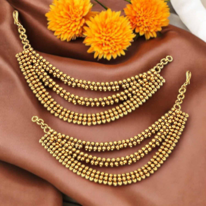 Golden Amaya Antique Ear Chain