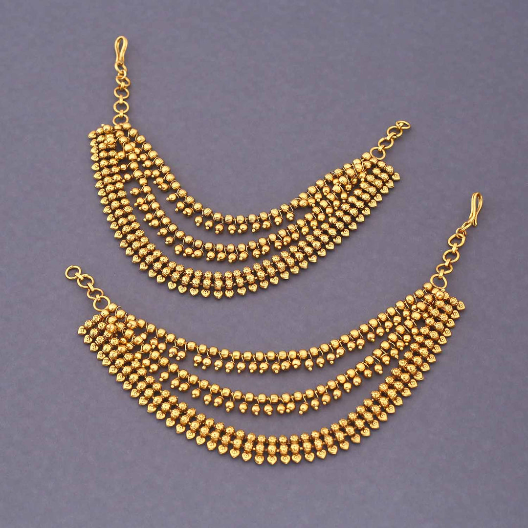 Golden Amaya Antique Ear Chain