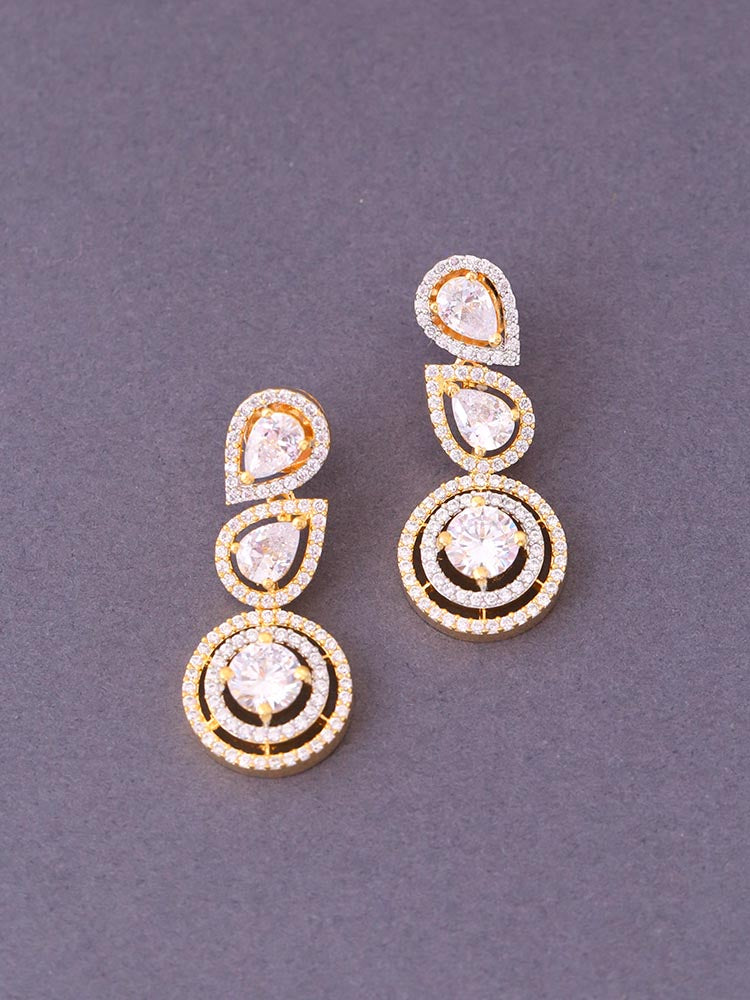 Golden Amayah Zirconia Danglers