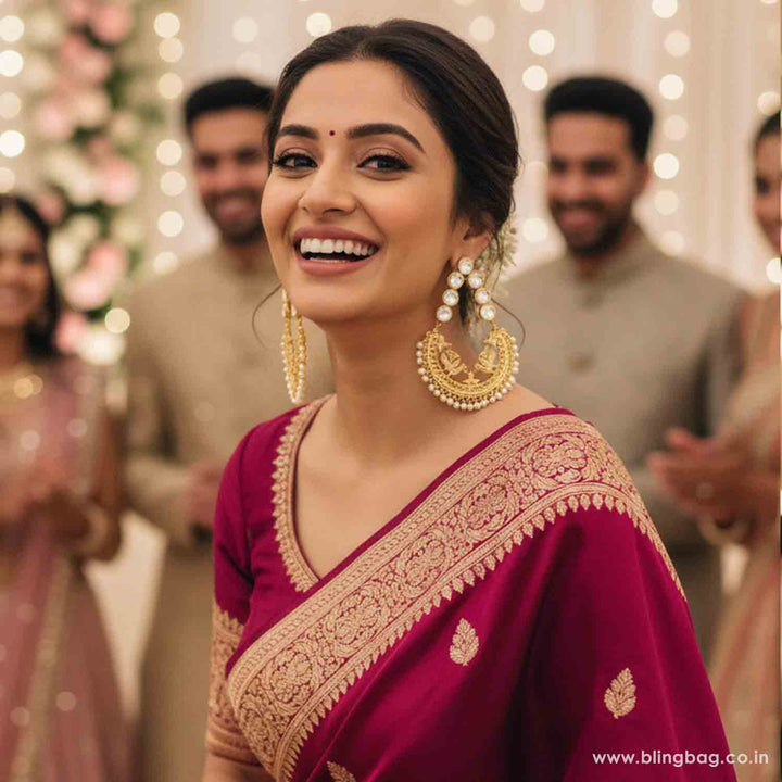 Golden Ananyaa Chandbalis