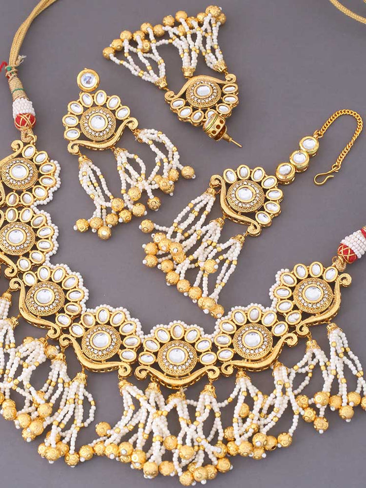 Golden Angana Jewellery Set