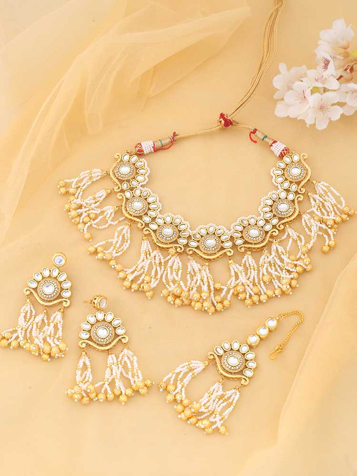 Golden Angana Jewellery Set