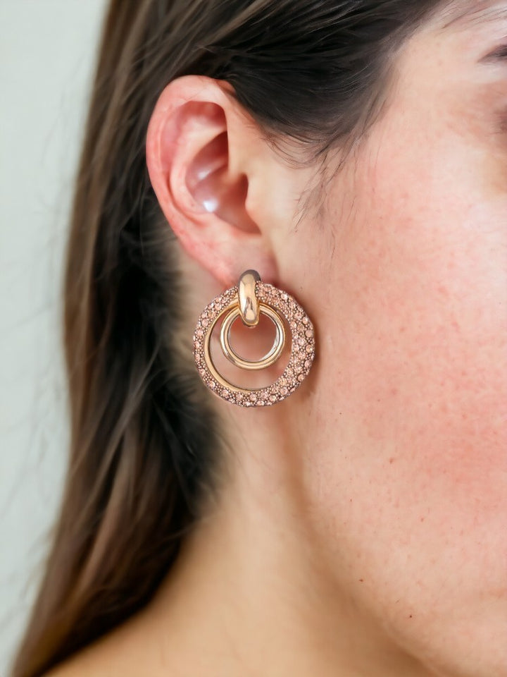 Golden Angelina Hoops