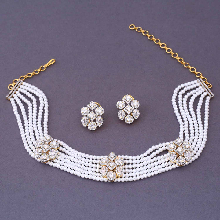Golden Angie Zirconia Jewellery Set