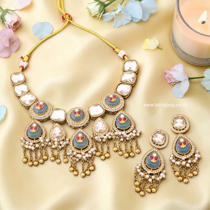 Multicolor Anikai Heritage Jewellery Set