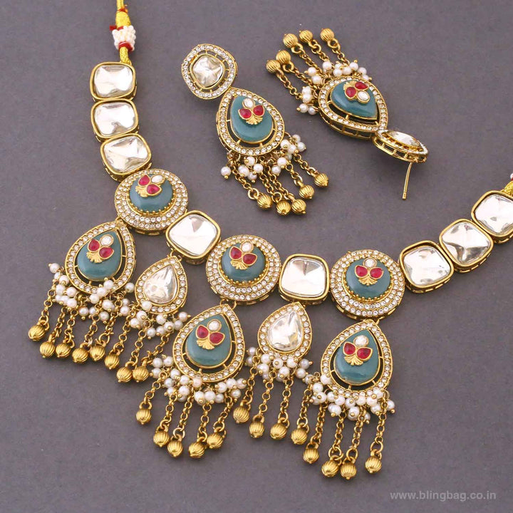 Multicolor Anikai Heritage Jewellery Set