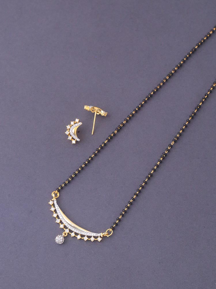 Golden Anneliese Mangalsutra Set