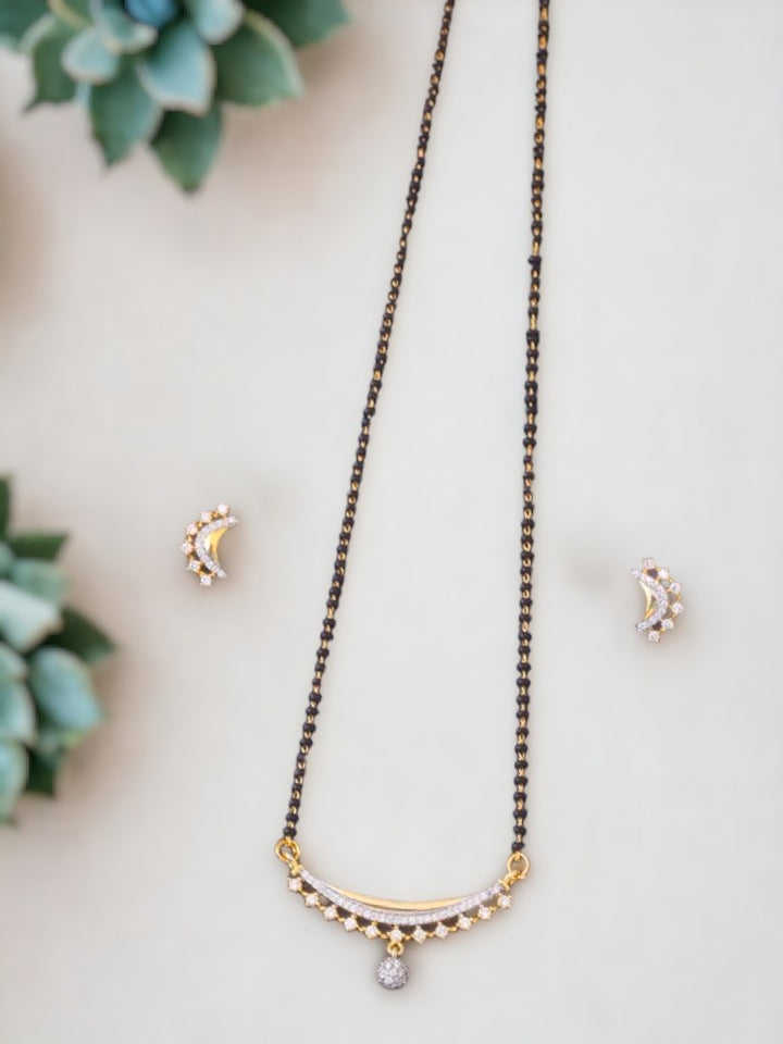 Golden Anneliese Mangalsutra Set
