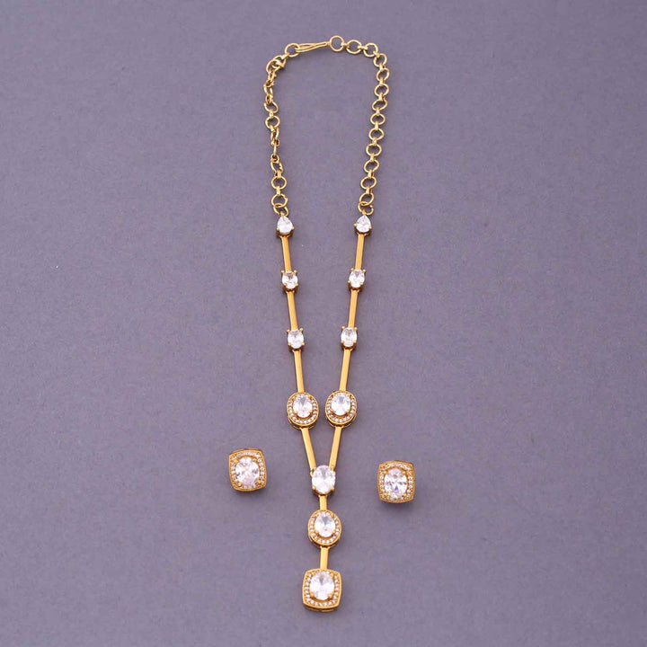 Golden Anshuma Antique Jewellery Set - New Arrival