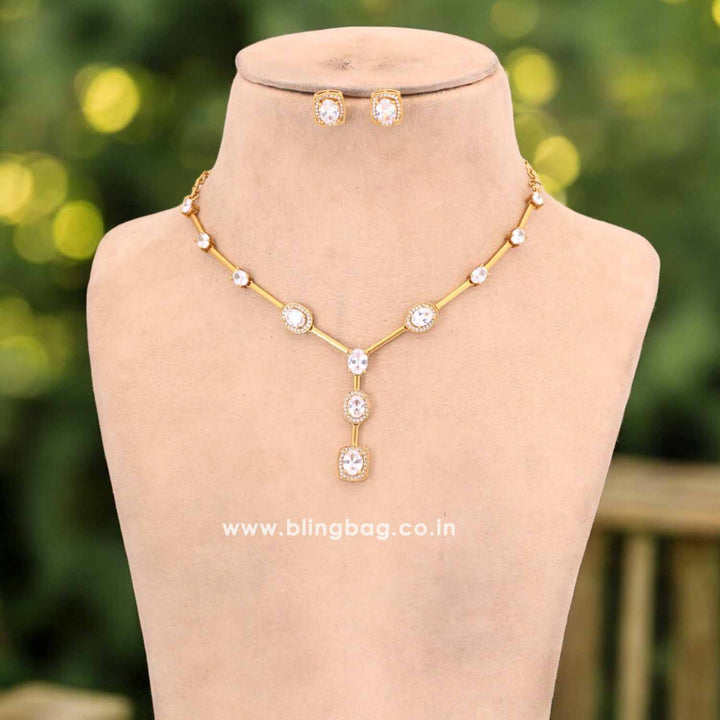 Golden Anshuma Antique Jewellery Set - New Arrival