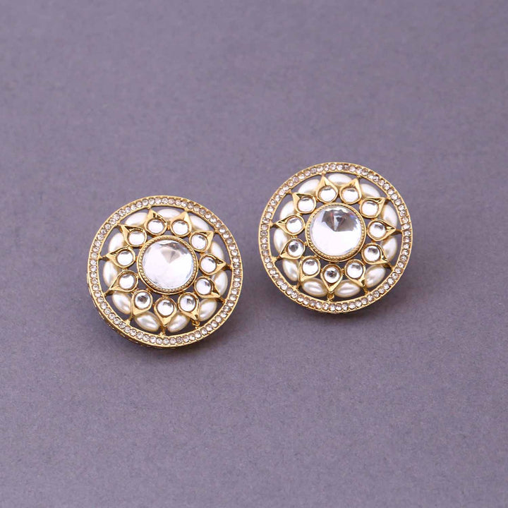 Golden Antani Studs