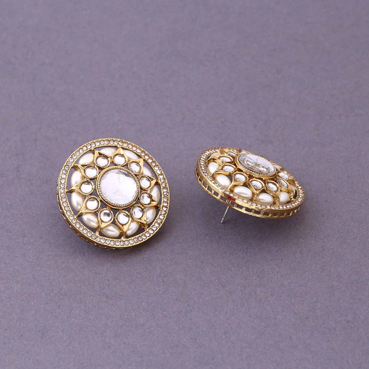 Golden Antani Studs