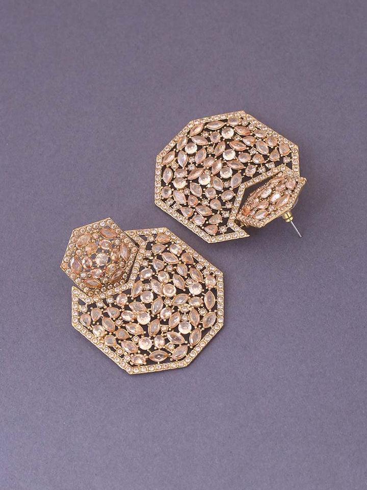 Golden Arathy Zirconia Danglers