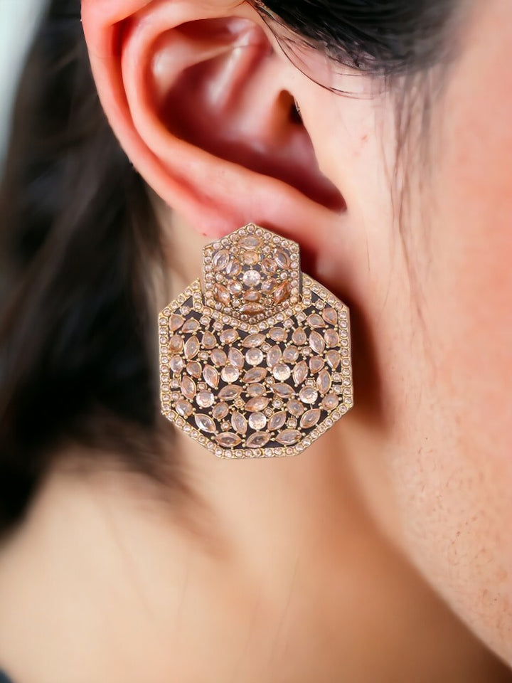 Golden Arathy Zirconia Danglers