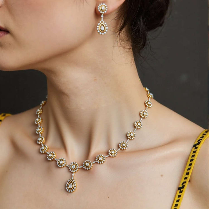 Golden Araya Victorian Jewellery Set - New Arrival