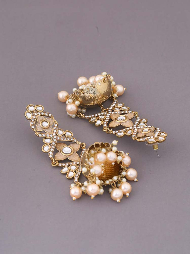 Golden Ashwini Jhumkis