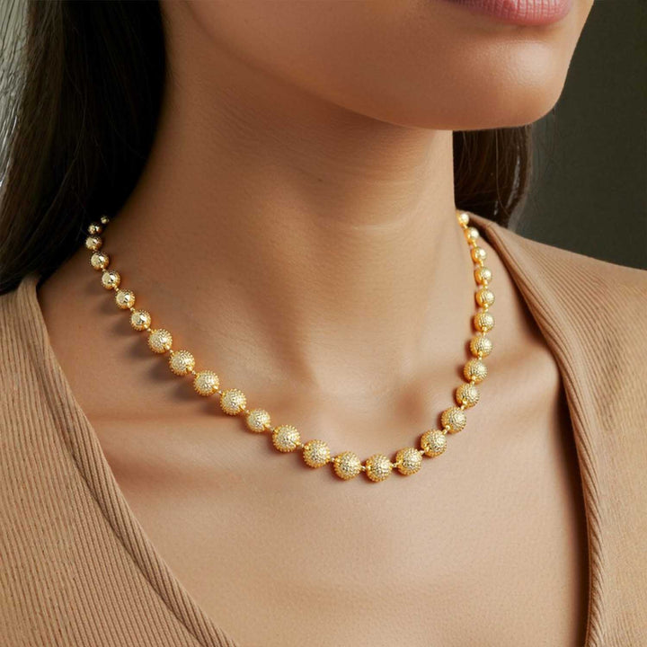 Golden Aureline Antique Jewellery Set - New Arrival