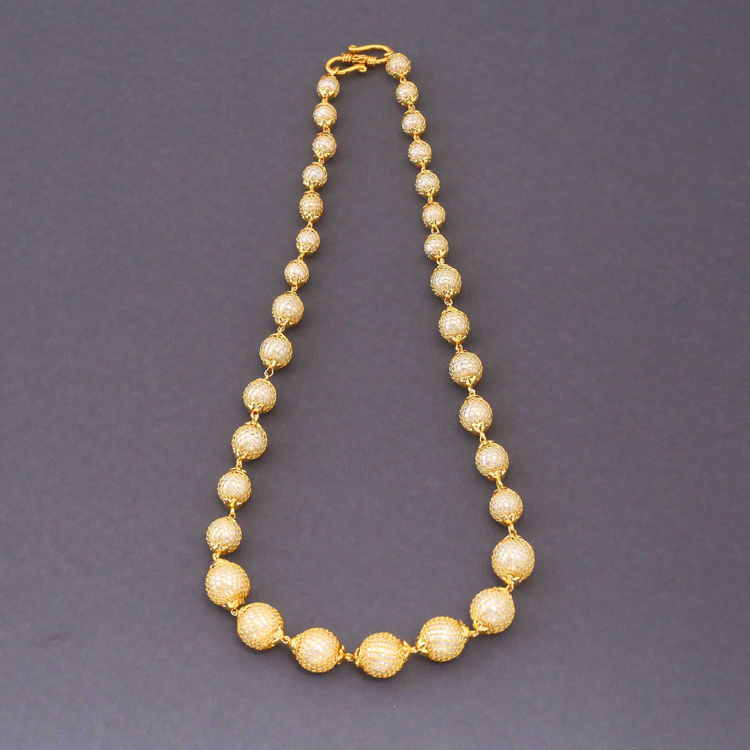 Golden Aureline Antique Jewellery Set - New Arrival