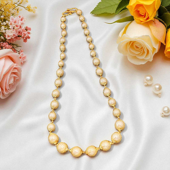 Golden Aureline Antique Jewellery Set - New Arrival