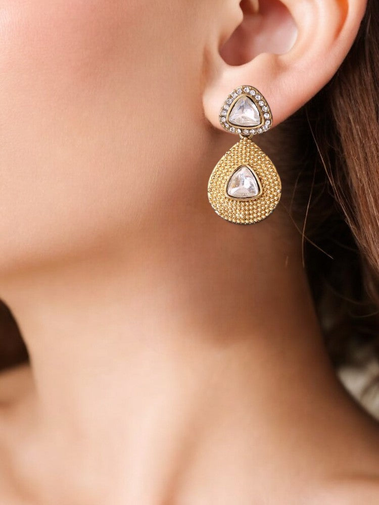 Golden Avaniya Danglers