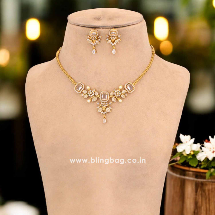 Golden Ayana Victorian Jewellery Set - New Arrival