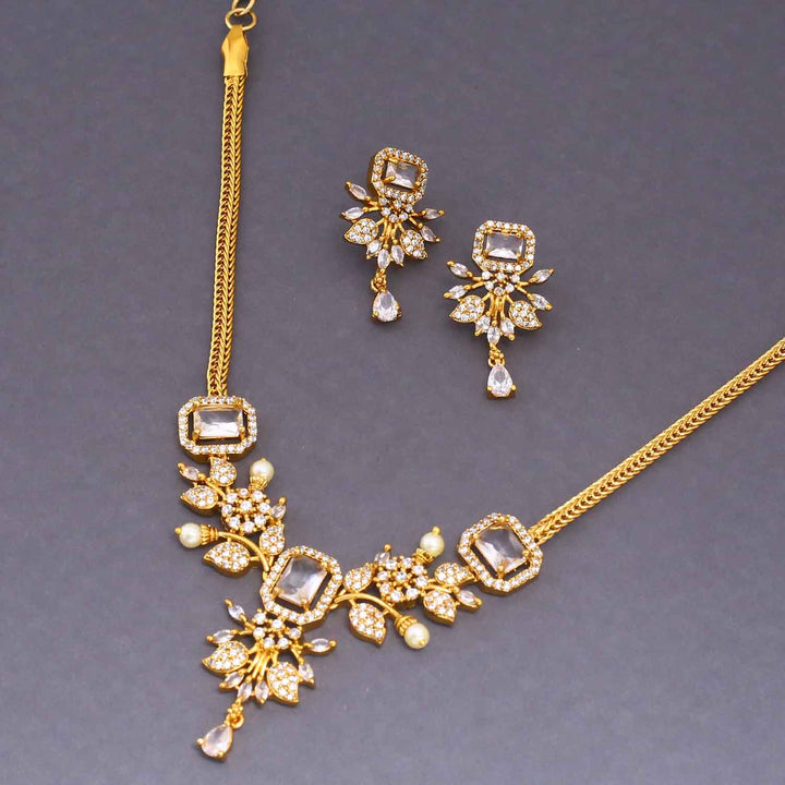 Golden Ayana Victorian Jewellery Set - New Arrival