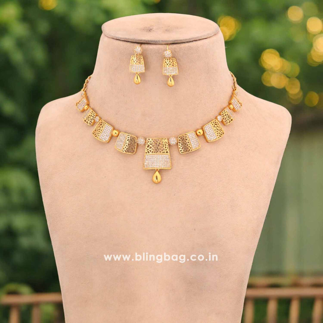 Golden Bahumati Antique Jewellery Set - New Arrival