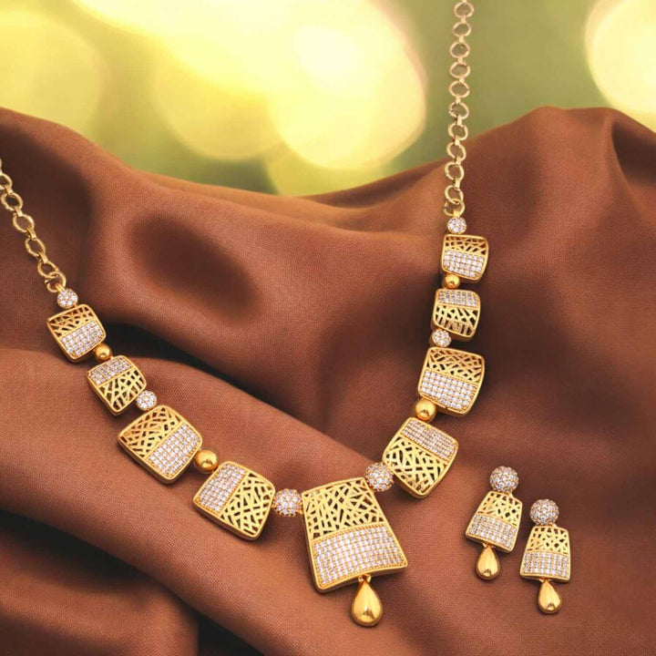 Golden Bahumati Antique Jewellery Set - New Arrival