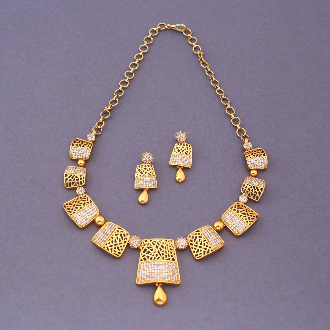 Golden Bahumati Antique Jewellery Set - New Arrival