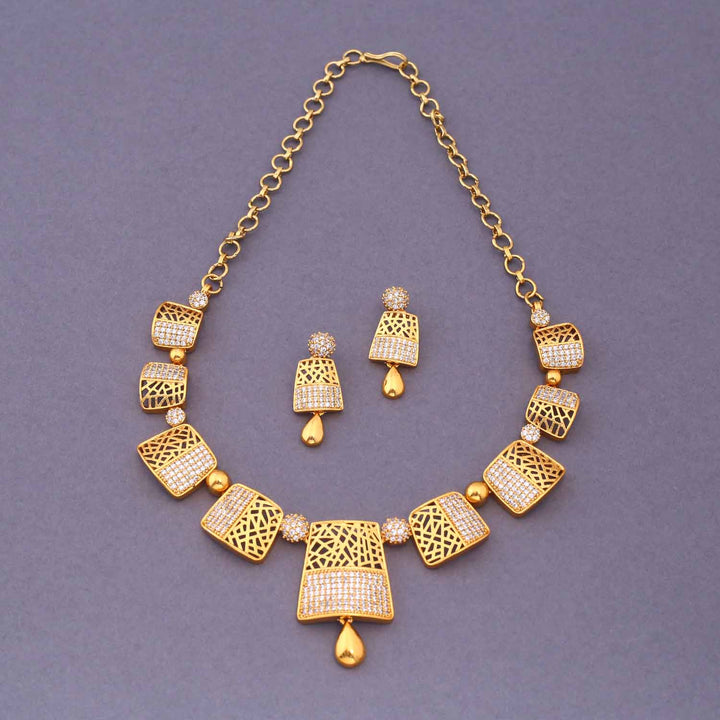 Golden Bahumati Antique Jewellery Set - New Arrival