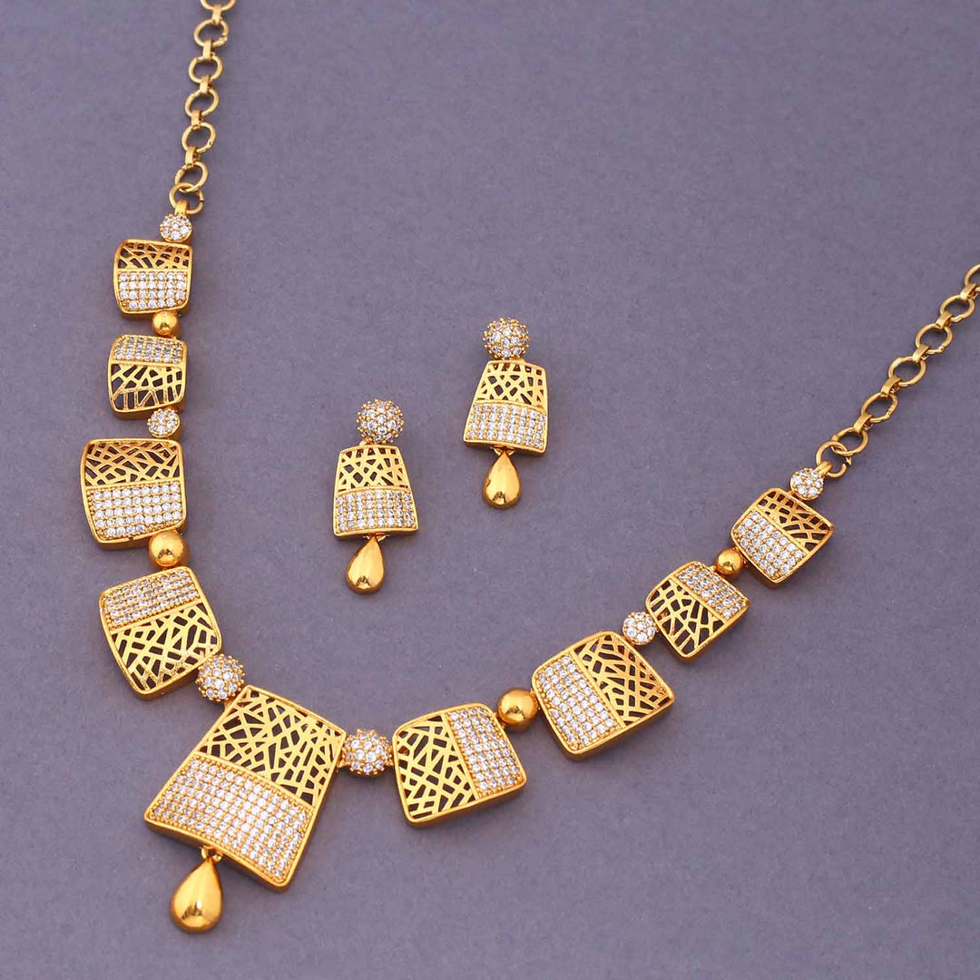 Golden Bahumati Antique Jewellery Set - New Arrival