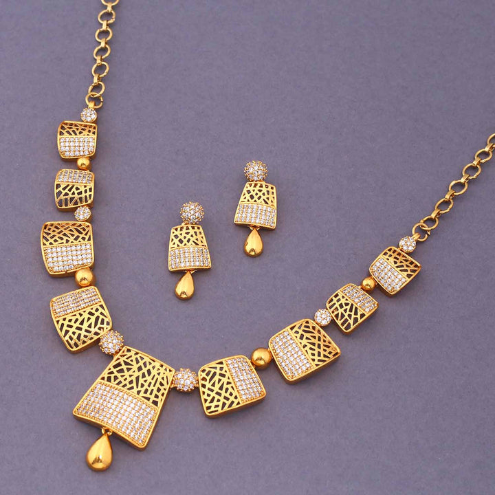 Golden Bahumati Antique Jewellery Set - New Arrival