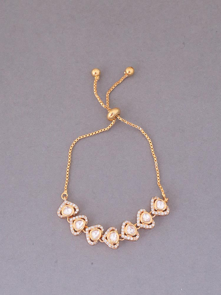 Golden Baidehi Adjustable Bracelet