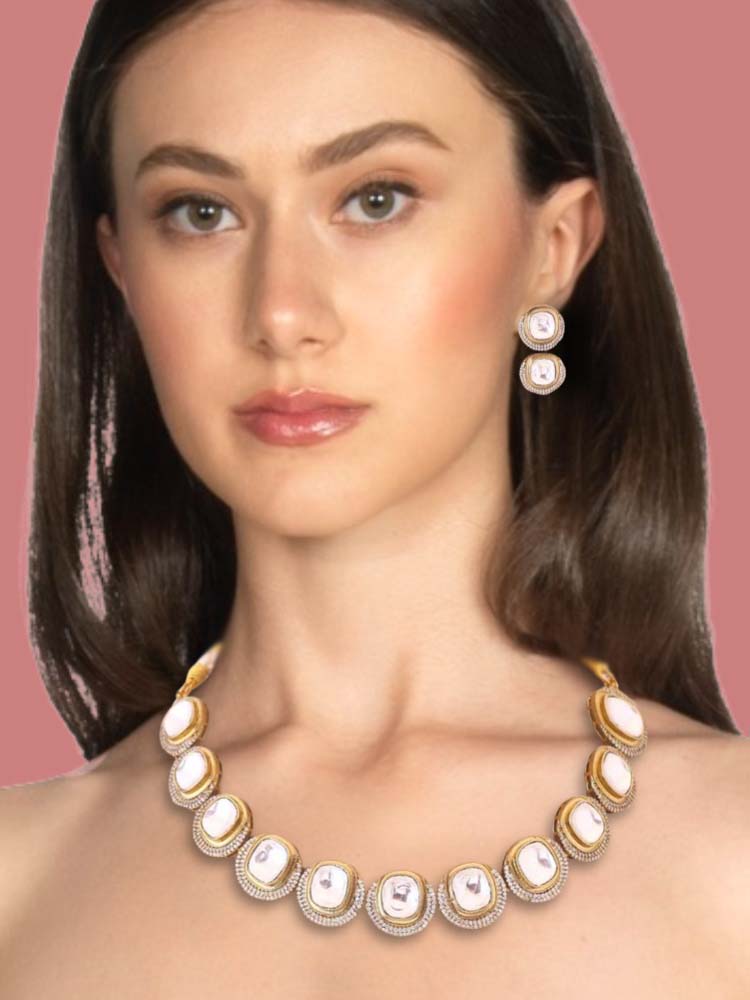 Golden Belina Zirconia Jewellery Set