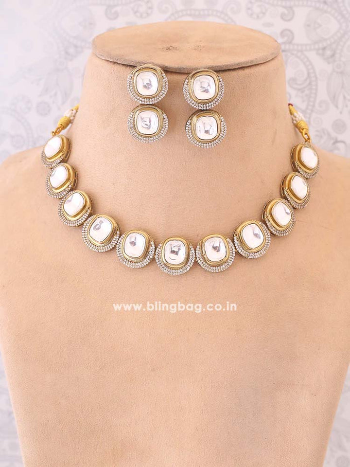 Golden Belina Zirconia Jewellery Set