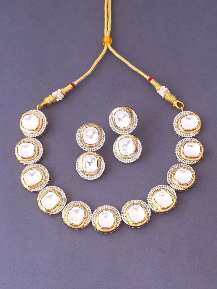 Golden Belina Zirconia Jewellery Set