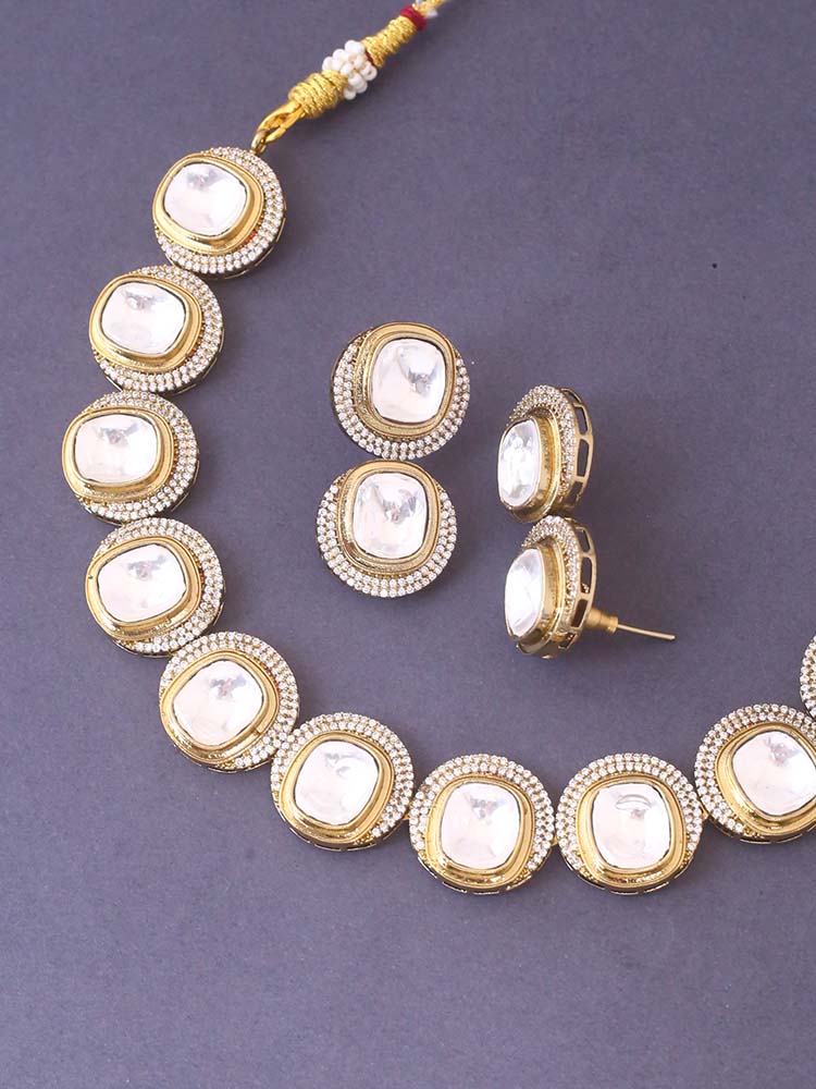 Golden Belina Zirconia Jewellery Set