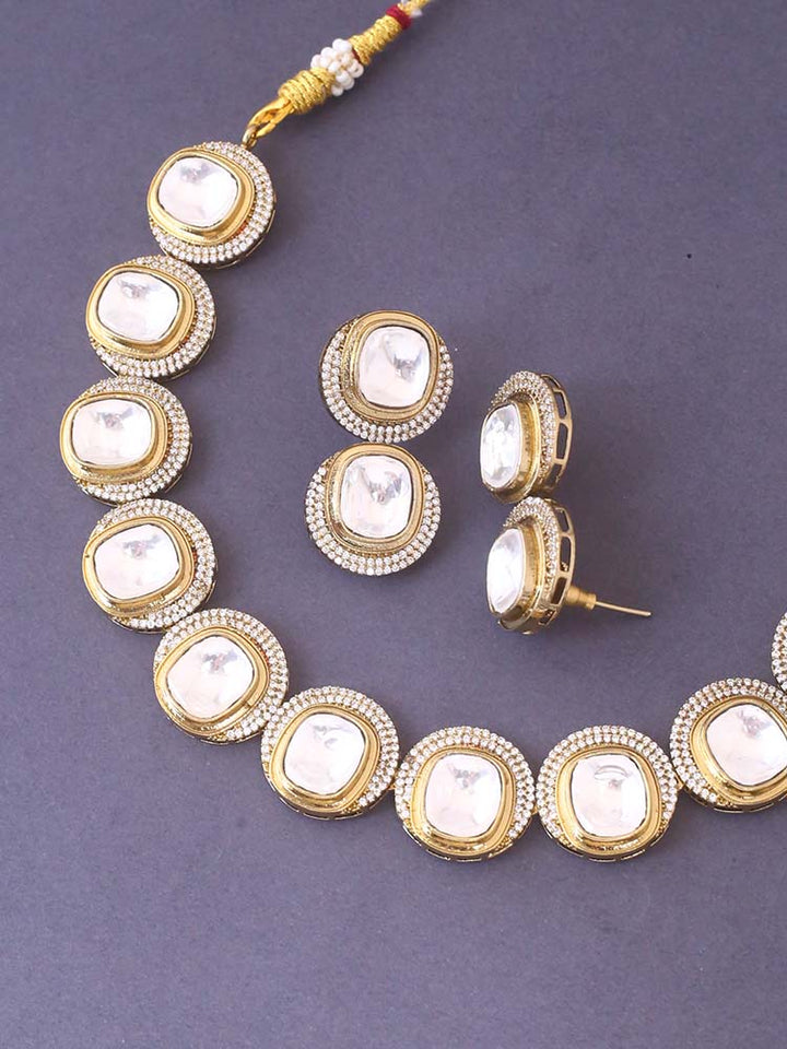 Golden Belina Zirconia Jewellery Set