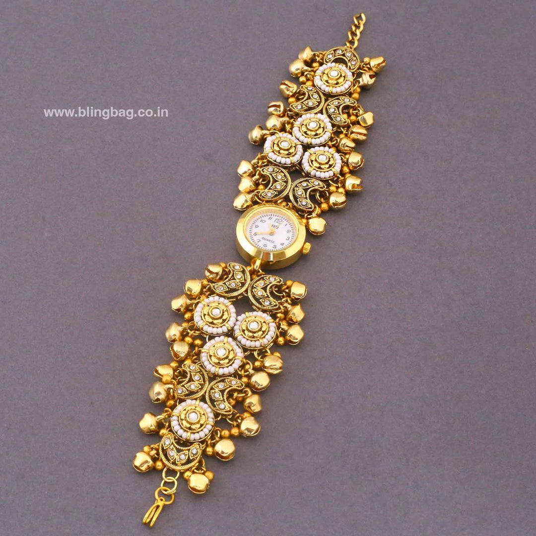 Blingbag Golden Bhaktishi Heritage Watch