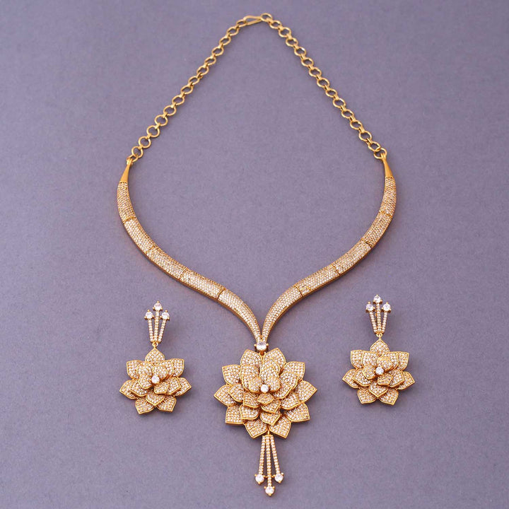 Golden Blanka Hasli Victorian Jewellery Set- New Arrival