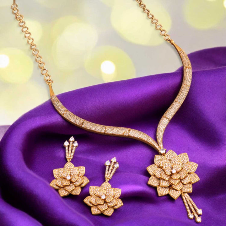 Golden Blanka Hasli Victorian Jewellery Set- New Arrival