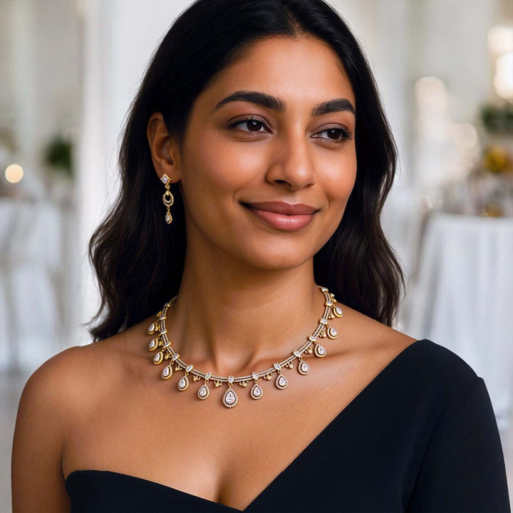 Golden Blessi Victorian Jewellery Set - New Arrival