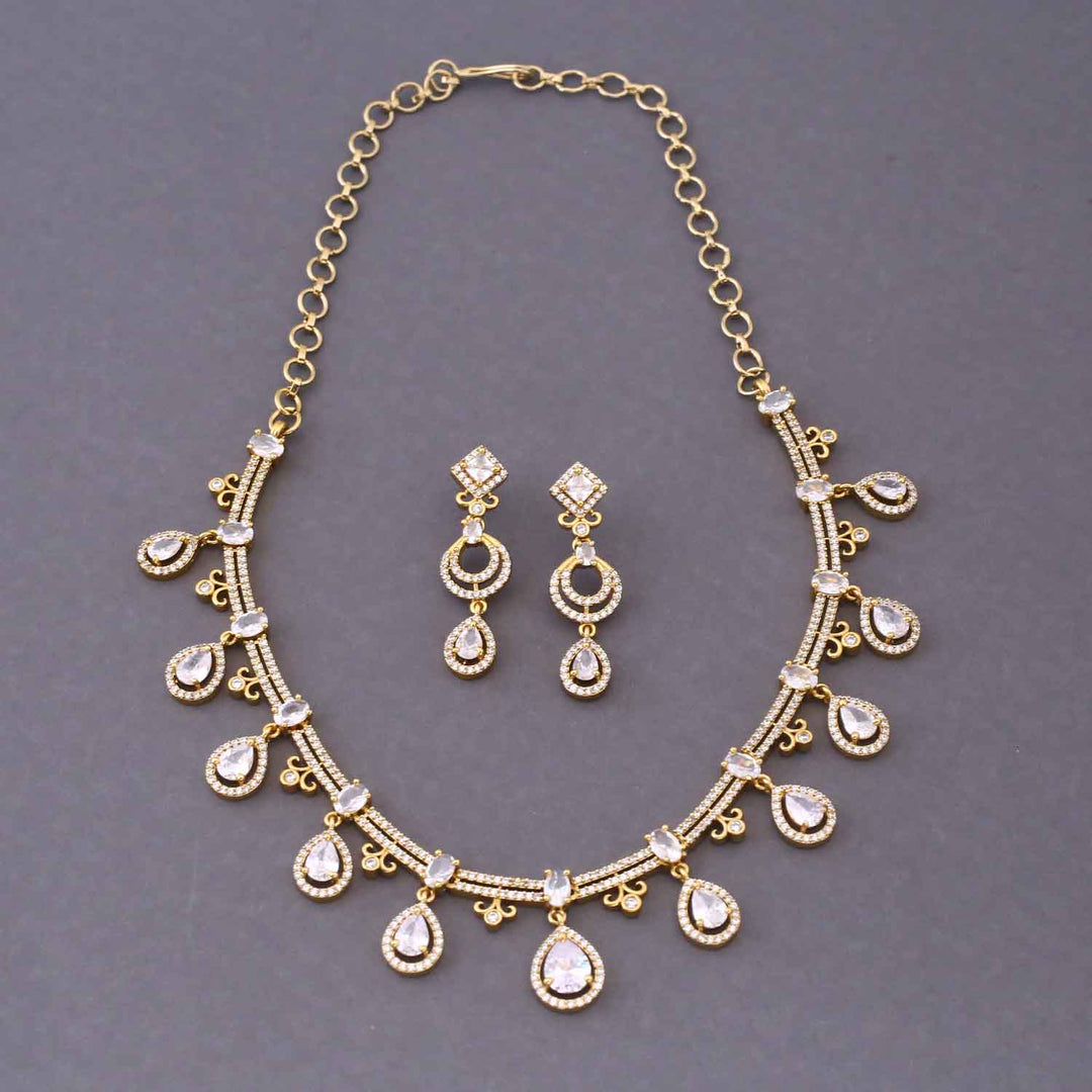 Golden Blessi Victorian Jewellery Set - New Arrival
