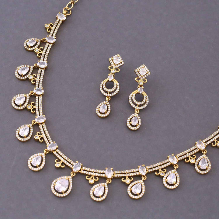 Golden Blessi Victorian Jewellery Set - New Arrival