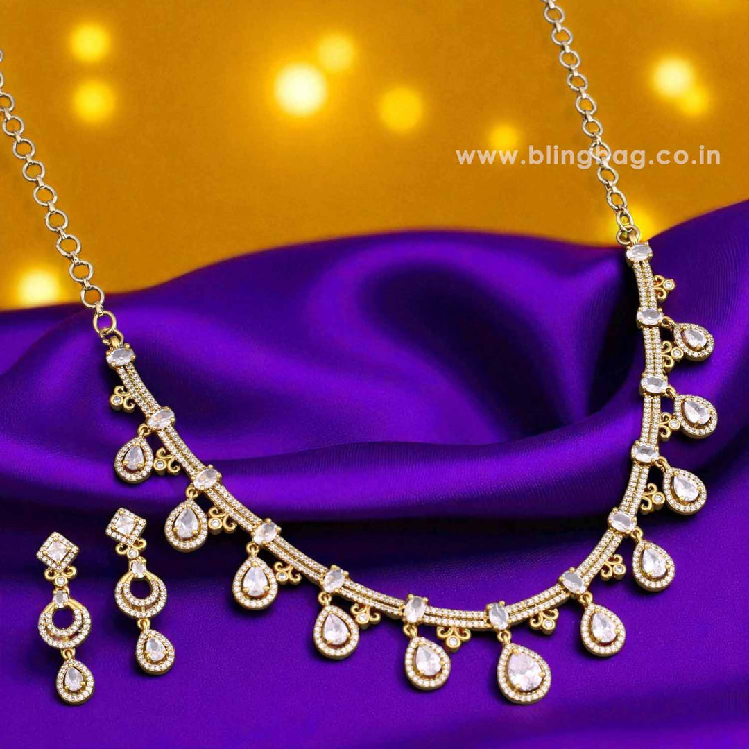 Golden Blessi Victorian Jewellery Set - New Arrival