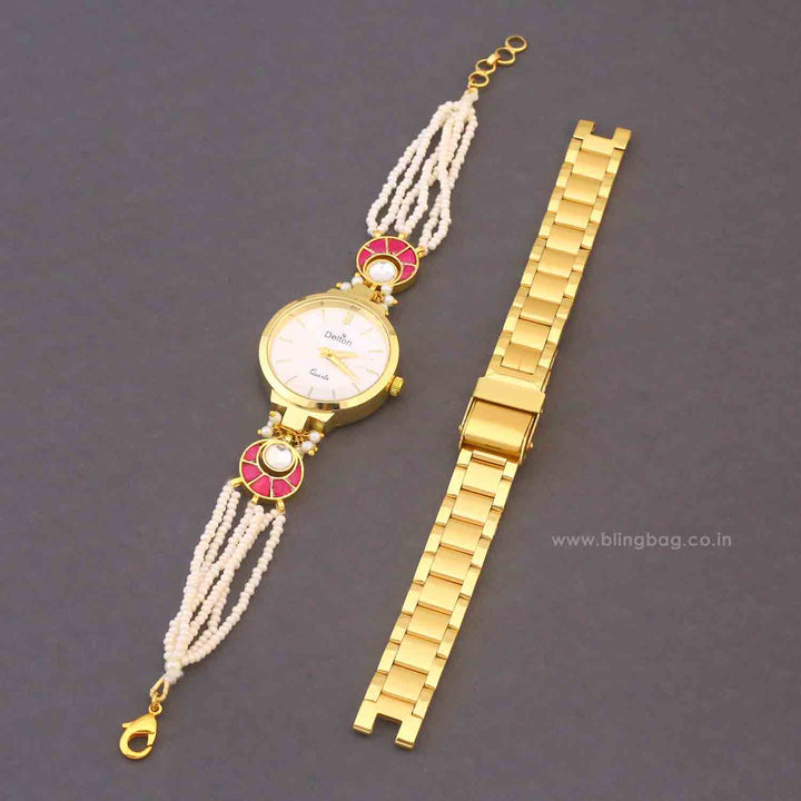 Blingbag Golden Blossom Vyoma Watch