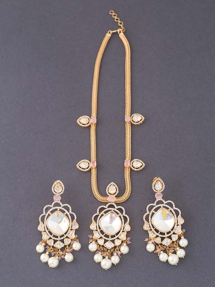 Golden Blush Catherine Zirconia Jewellery Set - EOSS