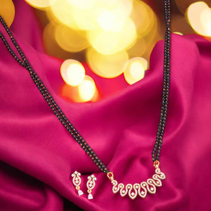 Golden Britet Mangalsutra Set