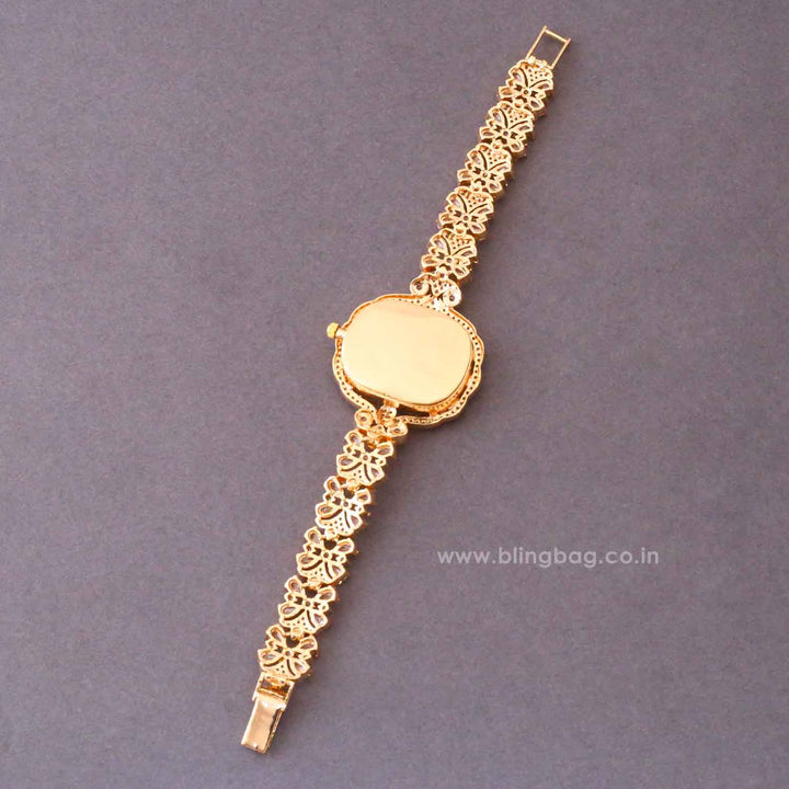 Golden Camilarose Zirconia Watch
